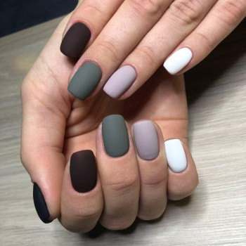 Матовий манікюр, фото - Салон краси Fargo