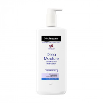 Лосьйон для тіла Neutrogena Norwegian Formula Deep Moisture Body Lotion Глибоке зволоження, для сухої та чутливої шкіри, 400 мл