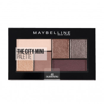 Палетка тіней для повік Maybelline New York The City Mini Palette 410 Chill Brunch Neutrals, 6 г