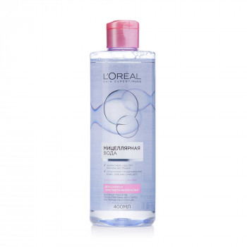 Міцелярна вода L'Oreal Paris Micellar Water Normal Dry Sensitive Skin для сухої та чутливої шкіри, 400 мл