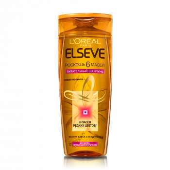 Живильний шампунь L’Oreal Paris Elseve Розкіш олій, для сухого волосся, 400 мл