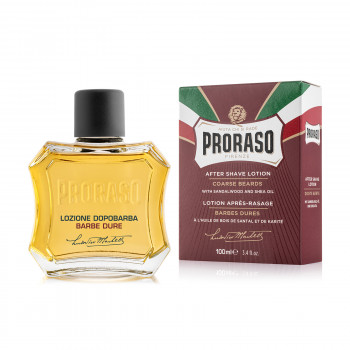 Чоловічий лосьйон після гоління Proraso Sandalwood After Shave Lotion з олією ши та сандаловою олією, для жорсткої щетини, 100 мл