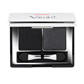 Компактні тіні для повік Pupa Vamp! Compact Eyeshadow Duo 007 Dark Night, 2.2 г