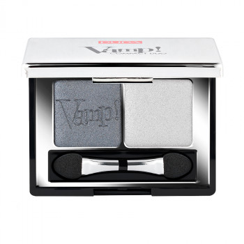 Компактні тіні для повік Pupa Vamp! Compact Eyeshadow Duo 009 Silver Stone, 2.2 г