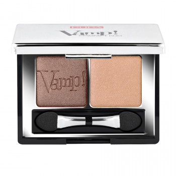Компактні тіні для повік Pupa Vamp! Compact Eyeshadow Duo 004 Bronze Amber, 2.2 г