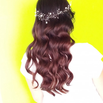 Волна с украшением ручной работы