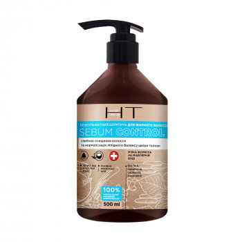 Безсульфатний шампунь Hair Trend Sebum Control для жирного волосся, 500 мл