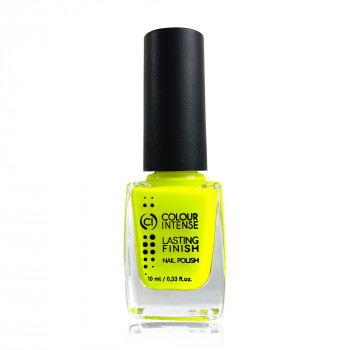 Лак для нігтів Colour Intense Lasting Finish Nail Polish неоновий 06 Yellow Neon, 10 мл