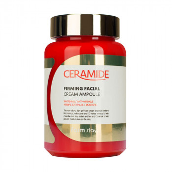 Зміцнювальна ампульна крем-сироватка для обличчя FarmStay Ceramide Firming Facial Cream Ampoule з керамідами, 250 мл