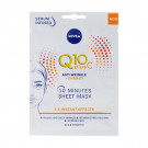 Тканинна маска проти зморщок NIVEA Q10 Energy збагачена сироваткою, 1 шт