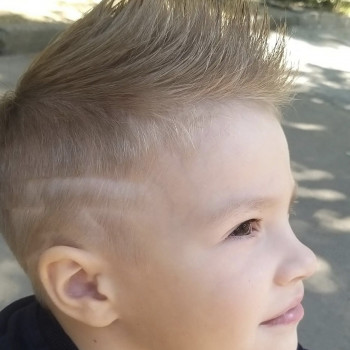 стрижка для мальчика, детская стрижка, Рисунок на волосах (hair tattoo), стрижки для мальчиков с узорами