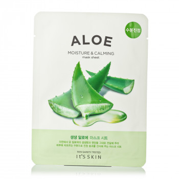 Тканинна маска для обличчя It's Skin The Fresh Aloe Mask Sheet з алое, 18 г
