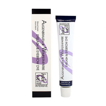 Фарба для вій Hair Well Blue-Black, 20 мл