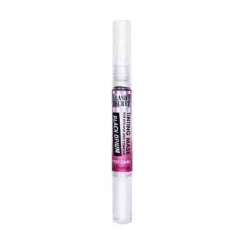 Тонувальна маска для брів та вій Lash Secret Post Care Tinting Mask for Eyelashing and Eyebrow Black Opium, 2 мл