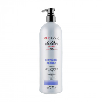 Відтіночний шампунь для волосся CHI Ionic Color Illuminate Shampoo Platinum Blonde, 739 мл