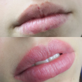 Татуаж губ, фото - майстер перманентного макіяжу Ирина Лучистая