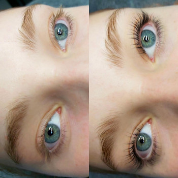 Ламінування + ботокс вій, фото - майстер перманентного макіяжу Ирина Лучистая