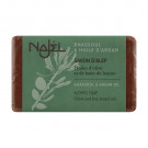 Алеппське мило Najel Aleppo Soap Ghassoul and Argan Oil з аргановою олією та вулканічною глиною, 100 г