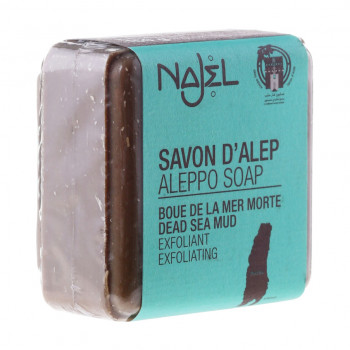 Алеппське мило Najel Najel Aleppo Soap Dead Sea Mud з мінералами мертвого моря ,100 г