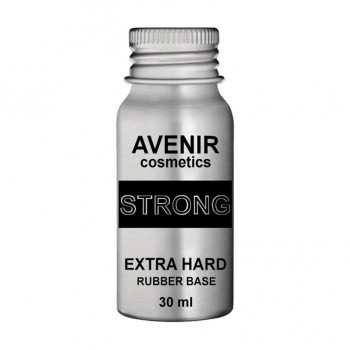 Каучукова база для гель-лака Avenir Cosmetics Strong Extra Hard Rubber Base, 30 мл