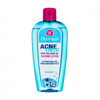 Очищувальний лосьйон Dermacol AcneClear Calming Lotion для проблемної шкіри з олією чайного дерева, 200 мл