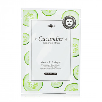 Огіркова тканинна маска для обличчя Konad Niju Cucumber Essence Mask, 17 мл