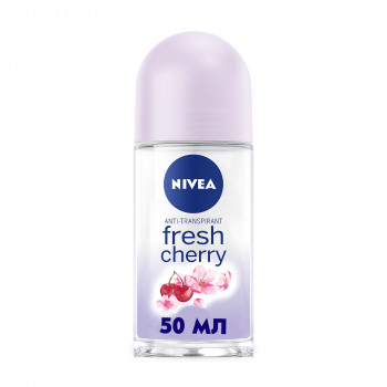 Кульковий антиперспірант NIVEA Fresh Cherry Свіжа вишня, жіночий, 50 мл