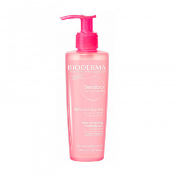 Зволожувальний міцелярний гель для обличчя та очей Bioderma Sensibio Soothing Micellar Cleansing Foaming Gel, 200 мл