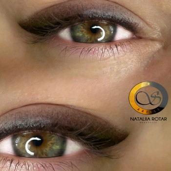 Стрелка с растушёвкой
                    Мастер перманентного макияжа Натали Мариуполь