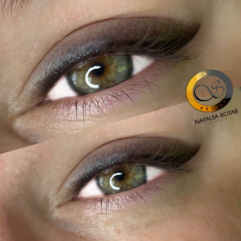 Стрелка с растушёвкой
                    Мастер перманентного макияжа Натали Мариуполь