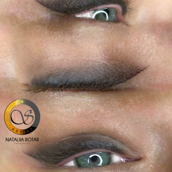 Стрелка с растушёвкой
                    Мастер перманентного макияжа Натали Мариуполь