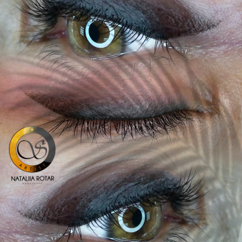 Стрелка с растушёвкой
                    Мастер перманентного макияжа Натали Мариуполь