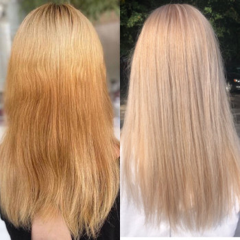 Техника миллир с последующей тонировкой, фото - парикмахер Маріанна Стасенко