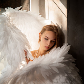 Фотосесія з крилами, фото - Весільний фотограф Виктория Літвіненко