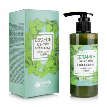 Киснева пінка для вмивання Eyenlip Green Toks Bubble Cleanser, 100 мл