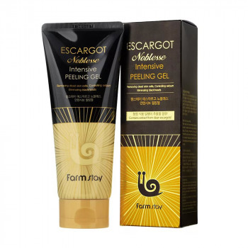 Пілінг-гель для обличчя FarmStay Escargot Noblesse Intensive Peeling Gel з екстрактом королівського равлика, 180 мл