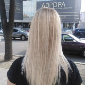 Окрашивание блонд