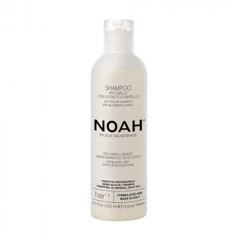Шампунь-нейтралізатор жовтого кольору Noah Anti-Yellow Shampoo для світлого волосся, з екстрактом чорниці, 250 мл