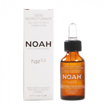 Сироватка для волосся NOAH Ylang And Linen Oil Restructuring Serum з іланг-іланг та лляною олією, 20 мл
