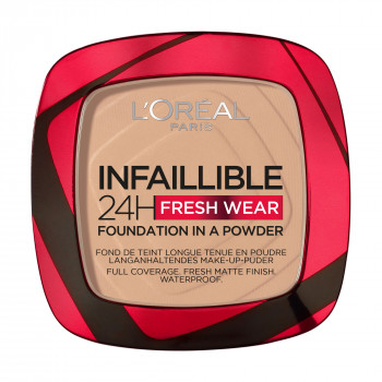 Компактна крем-пудра для обличчя L'Oreal Paris Infaillible, 130 True Beige, 9 г