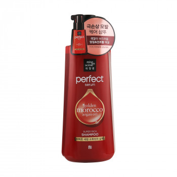 Насичений шампунь Mise En Scene Perfect Super Rich Serum Shampoo для інтенсивного відновлення волосся, 680 мл