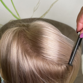 Аертач з жемчужним відтінком від майстра Олени ✂️