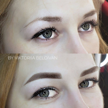 Перманентный макияж бровей
                    Мастер перманентного макияжа Виктория Киев