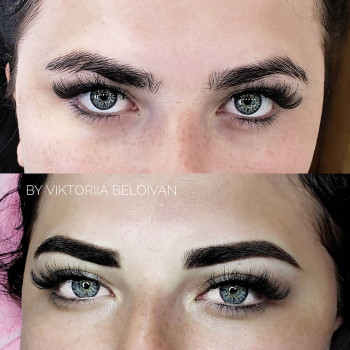 Перманентный макияж бровей
                    Мастер перманентного макияжа Виктория Киев