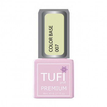 База для гель-лаку Tufi profi Premium Color Base 007 Жовтий, 8 мл