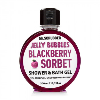 Гель для душу Mr.Scrubber Jelly Bubbles Blackberry Sorbet для всіх типів шкіри, 300 мл