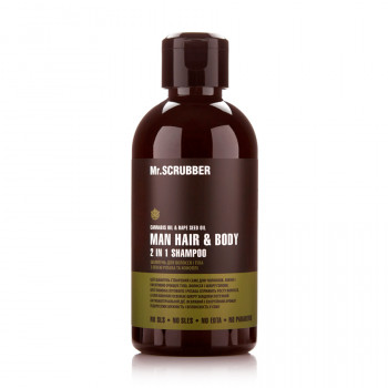 Чоловічий шампунь для волосся та тіла Mr.Scrubber Man Hair&Body Shampoo 2 in 1, 250 мл