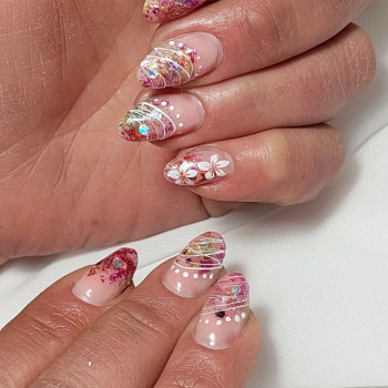 Корекция,дизайн, блёстки, паутинка, СТЕМПИНГ