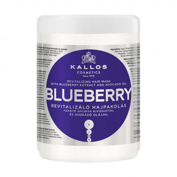 Маска для волосся Kallos Cosmetics Blueberry Hair Mask з екстрактом чорниці, 1 л