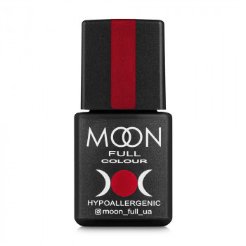 Гель-лак для нігтів Moon Full Color Hypoallergenic Gel Polish 139 темно-червоний, 8 мл